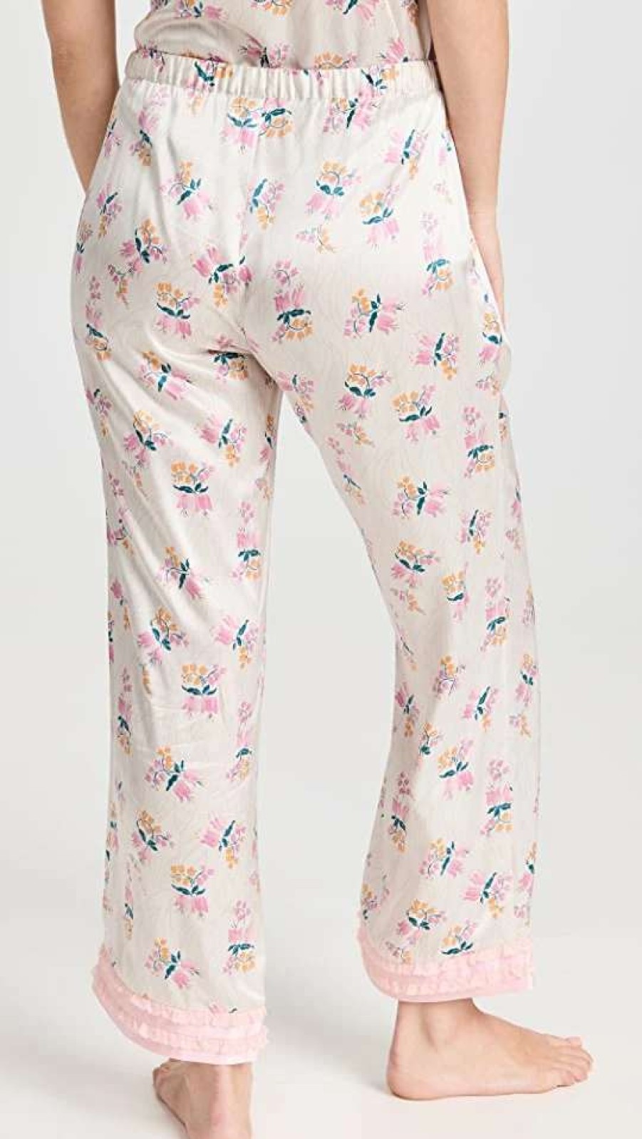 Sleepwear * | Best Deal Morgan Lane Faye Pants Moon Grey