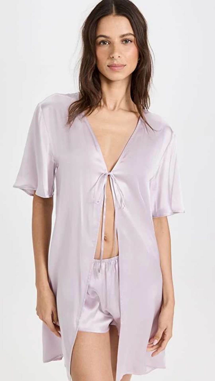 Sleepwear * | Buy Maison Essentiele Lover Shirt Lilac