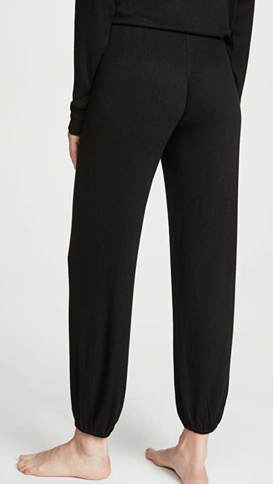 Sleepwear * | Best Deal Eberjey Elon Cropped Pants Black