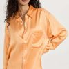 Sleepwear * | Best Pirce Maison Essentiele Resort Shirt Mango Sorbet