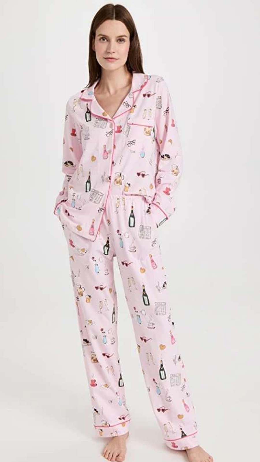 Sleepwear * | Best Pirce Bedhead Pjs Let'S Do Brunch Pj Set