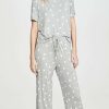 Sleepwear * | Budget Honeydew Intimates All American Pj Set Heather Grey Hearts