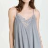 Sleepwear * | Best Pirce Flora Nikrooz Floretta Ii Knit Cami Pajama Set With Lace Trim Metal