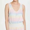 Sleepwear * | Deals Pj Salvage Button Up Babe Tank Multi