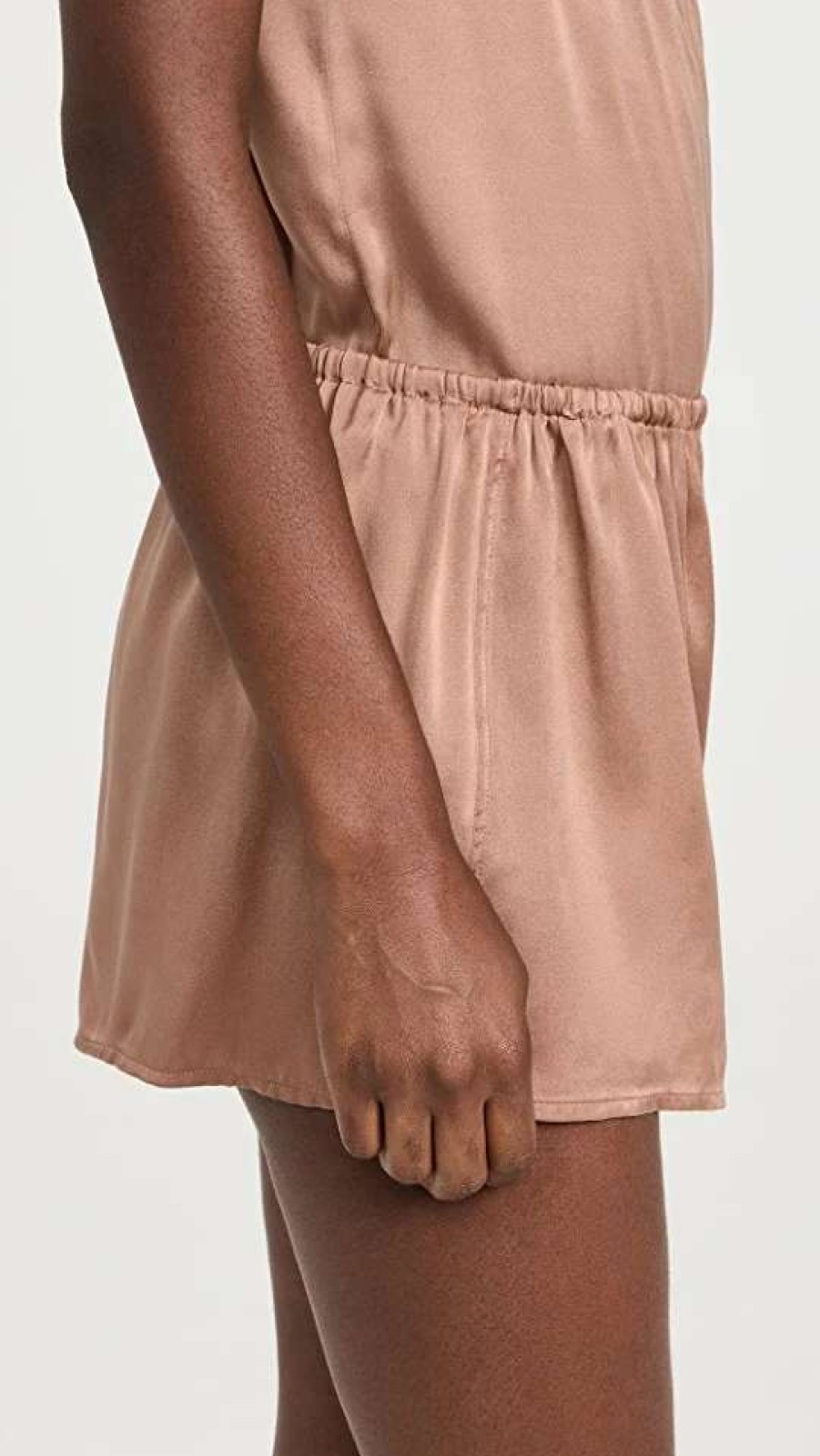 Sleepwear * | Buy Skin Tallis Tap Shorts Pecan