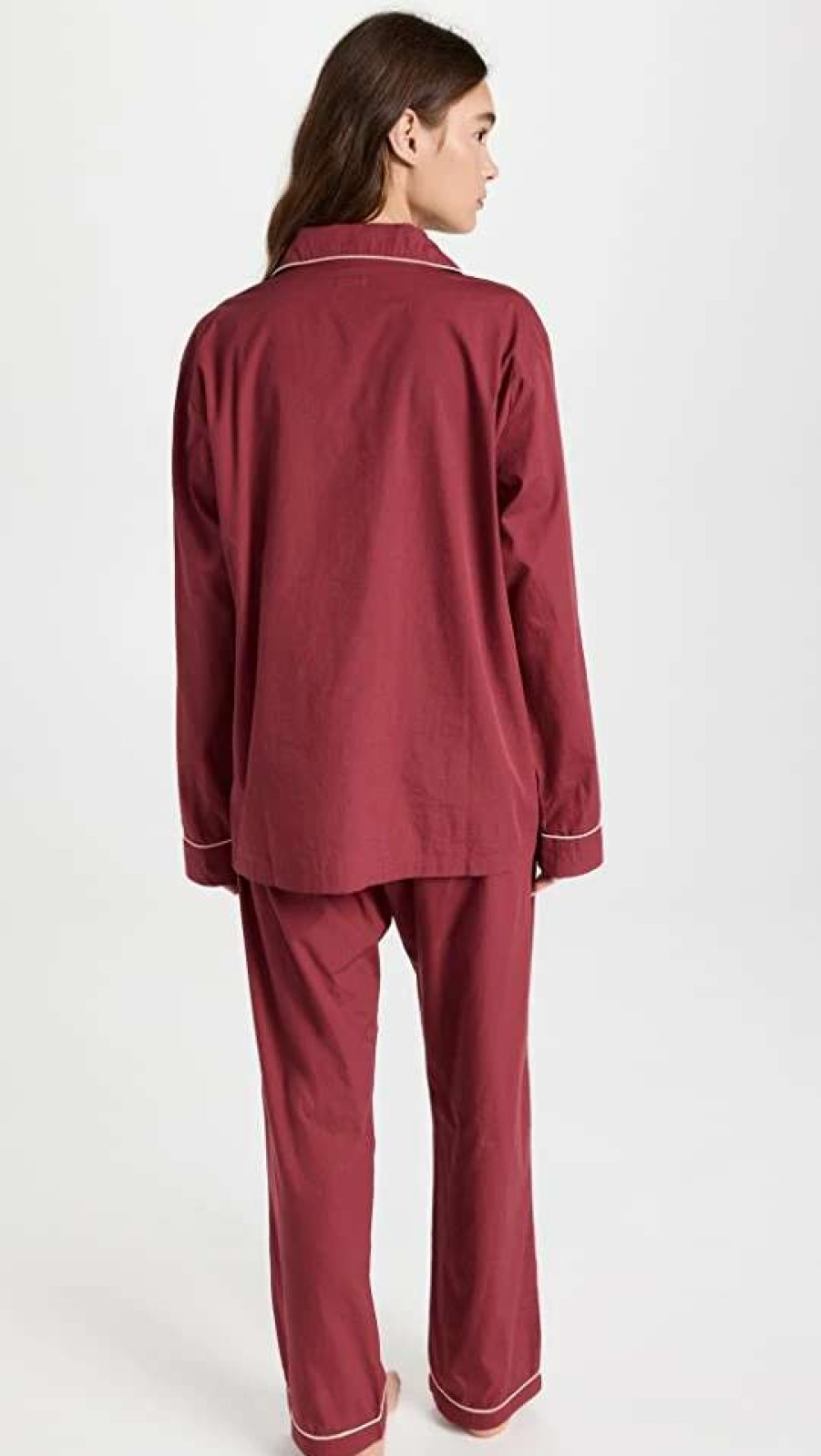 Sleepwear * | Deals Morgan Lane Tommy Pj Set Maroon