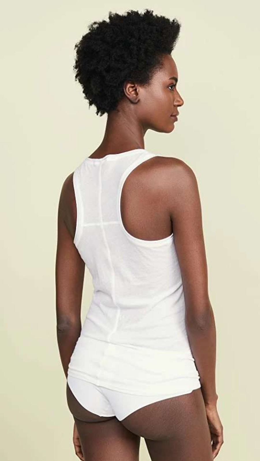 Sleepwear * | Discount Skin Racer Back Tank White