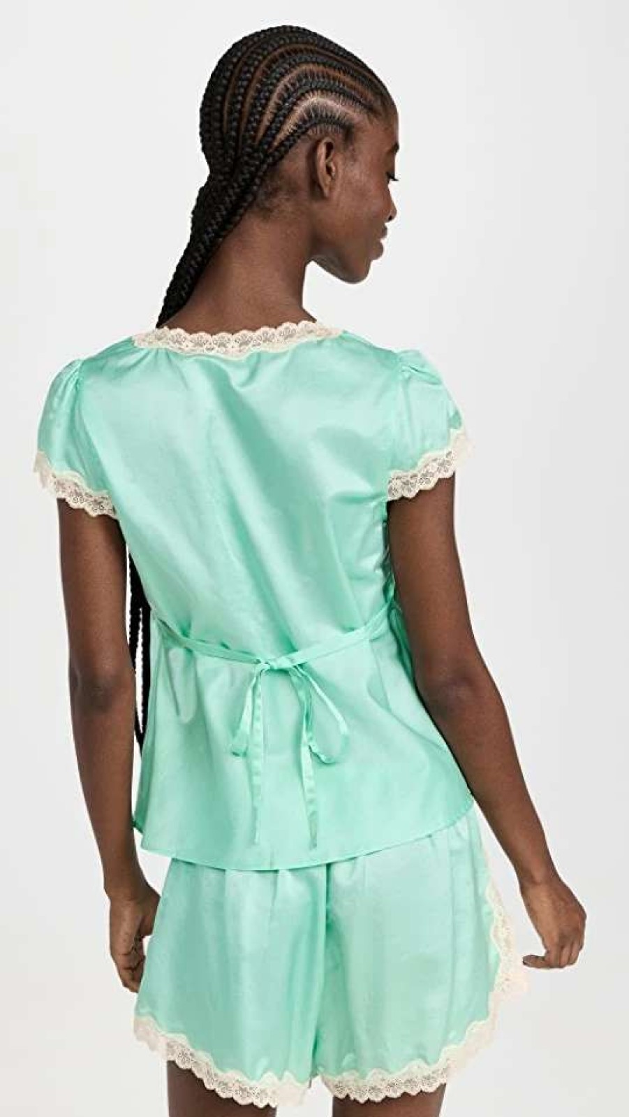 Sleepwear * | Budget Rixo Maddy Set Mint